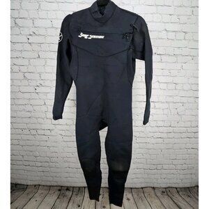 Surf Station Black Long Sleeve Full Length Front Zip Wetsuit Florida Large L